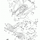 YFZ450 YFZ45DB/YFZ45DW Заднее крыло