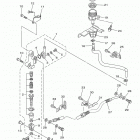 YFZ450R SPECIAL EDITION YFZ45RSED Задний торм цилиндр