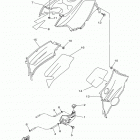 GRIZZLY 450 EPS 4WD HUNTER YFM45FGPHD Боковая панель