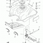 RAPTOR 350 YFM35RDW Топливный бак