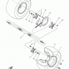 RAPTOR 250 YFM25RDW/YFM25RDL Заднее колесо
