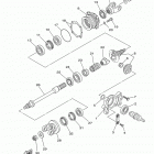 GRIZZLY 450 EPS 4WD HUNTER YFM45FGPHD Промежуточный ведущий вал