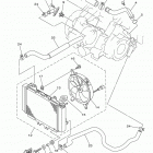 GRIZZLY 450 EPS 4WD HUNTER YFM45FGPHD Радиатор и Патрубки