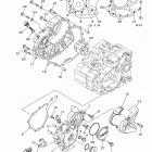 RAPTOR 250 YFM25RDW/YFM25RDL Крышка картера двигателя