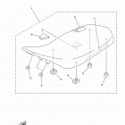 YFZ450 YFZ45DB/YFZ45DW Сидение
