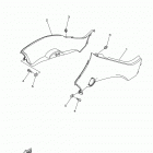 RAPTOR 350 YFM35RDW Боковая панель