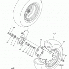 YFZ450R SPECIAL EDITION YFZ45RSED Переднее колесо