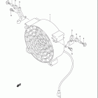 LT-F400F KingQuad 400FS 4x4 Вентилятор охлаждения