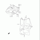 LT-F400F KingQuad 400FS 4x4 Front lamp housing