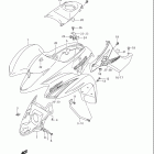 LT Z250 QuadSport Z250 Front fender (model k5)