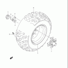 LT A450X  450AXi Заднее колесо правое