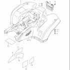 LT A450X  450AXi Заднее крыло