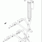 LT Z400 QUADSPORT Z400 Suspension arm
