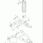 LT-A400F KingQuad 400AS 4x4 Suspension arm