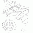 LT R450 QUADRACER Заднее крыло