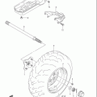 LT-A400F KingQuad 400AS 4x4 Заднее колесо левое