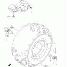 LT Z250 QuadSport Z250 Заднее колесо левое