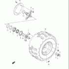 LT R450 QUADRACER Заднее колесо левое