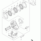 LT A450X  450AXi Задний тормоз