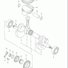 LT Z400 QUADSPORT Z400 Коленвал