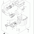 LT-F400 KingQuad Воздухозаборник