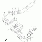 LT-A400 KINGQUAD Belt cooling duct