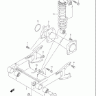 LT Z250 QuadSport Z250 Rear swingingarm (model k6 / k7)
