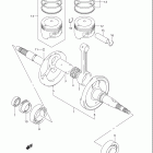 LT Z250 QuadSport Z250 Коленвал