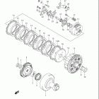 LT Z250 QuadSport Z250 Сцепление