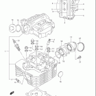 LT Z250 QuadSport Z250 Головка цилиндра
