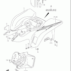 LT Z400 QUADSPORT Z400 Заднее крыло