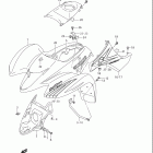 LT Z250 QuadSport Z250 Front fender (model k6)