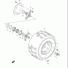 LT R450 QuadRacer R450 Left rear wheel (modelk k8)