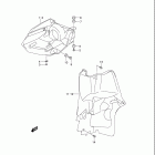 LT-A400F KingQuad 400AS 4x4 Front lamp housing