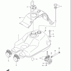 LT-F400F KingQuad 400FS 4x4 Топливный бак