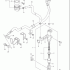 LT R450 QUADRACER Задний торм цилиндр