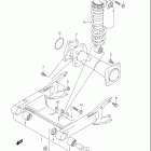 LT Z250 QuadSport Z250 Rear swingingarm (model k4 / k5)