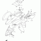 LT Z250 QuadSport Z250 Front fender (model k4)