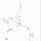 LT Z400 QUADSPORT Z400 Передние тормозные трубки