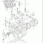 LT Z400 QUADSPORT Z400 Головка цилиндра