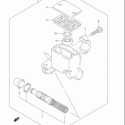 LT Z400 QUADSPORT Z400 Главный тормозной цилиндр,передний