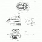 Ultra 310R (JT1500-NEF) Наклейки предупреждения