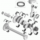 RXT 260 & RS 01- crankshaft, pistons and balance shaft 1