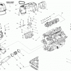 GTX S 155 Опора двигателя и глушитель воздухозаборника