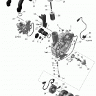GTX S 155 Крышка картера и генератор