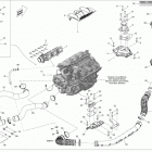 RXT-X 260 & RS Опора двигателя и глушитель воздухозаборника