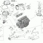GTX LTD iS 260 (1503 HO ETC) Опора двигателя и глушитель воздухозаборника