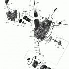 WAKE 155 Крышка картера и генератор