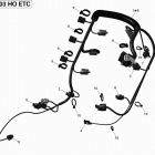 RXT iS 260 Жгут проводов двигателя