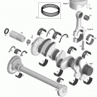GTX iS 215 Коленвал и поршни